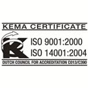 Сертификат KEMA ISO 9001, 14001