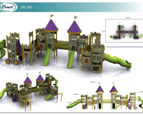 Детский игровой комплекс-замок: DK326