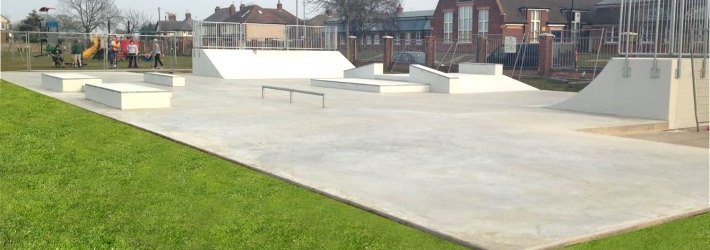 Скейт-парк из бетона