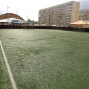 Футбольное поле в спорткомплексе «Ак Барыс»