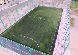 Мини-футбольное поле в школе им. С. Керимбека