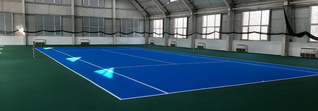 Теннисный хард корт в санатории Березка
